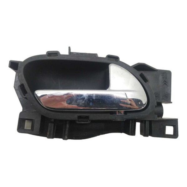 Maçaneta Interna Dianteira Direita Citroen C3 2011 Prateado Dianteira