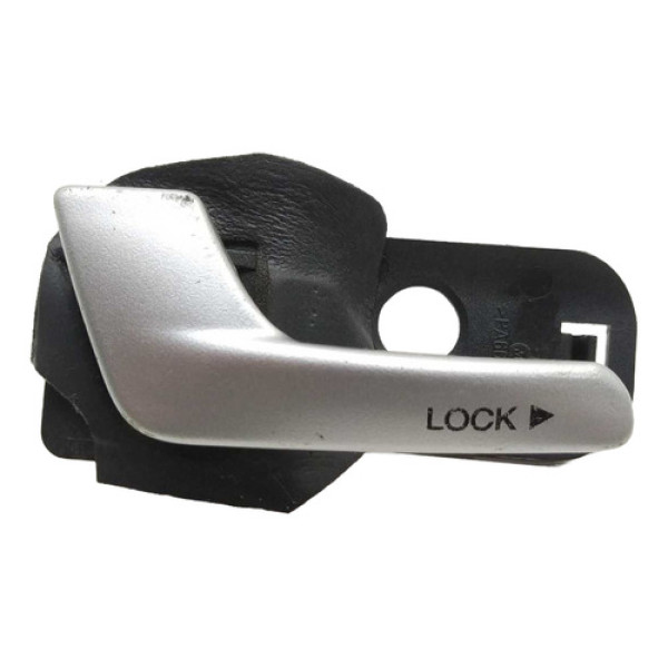 Maçaneta Interna Traseira Esquerda Fiat Siena  2012 Cinza Traseira