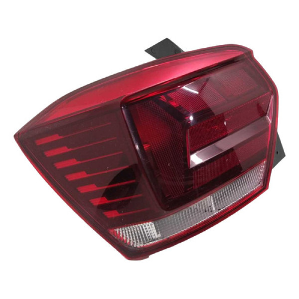 Lanterna Traseira Esquerda Volkswagen Polo 2020 Esquerdo/motorista Vermelho