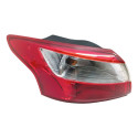 Lanterna Traseira Esquerda Ford Focus Sedan 2015 Esquerdo/motorista Vermelho