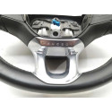 Volante Direção Couro Peugeot 2008  2020 Preto