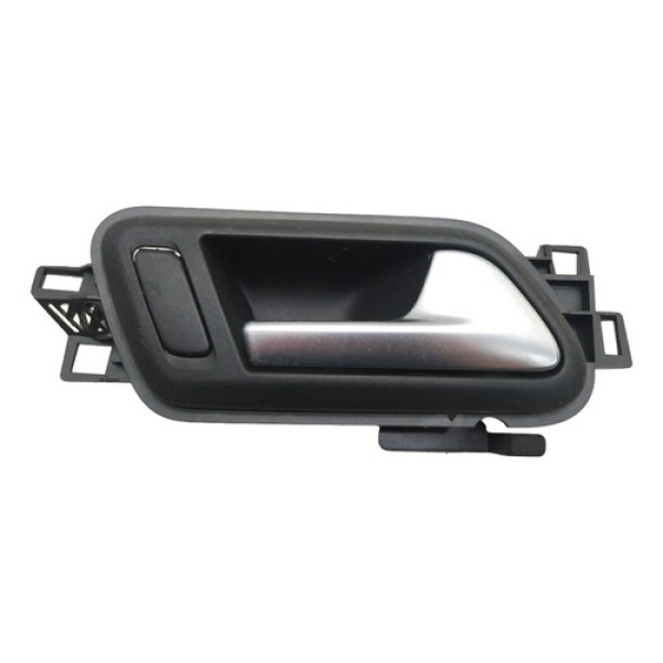 Maçaneta Interna Traseira Direita Vw Amarok 2014 Prateado Traseira