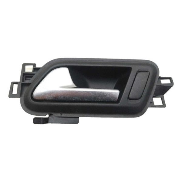 Maçaneta Interna Porta Traseira Direita Vw Amarok 2015 Prateado Traseira