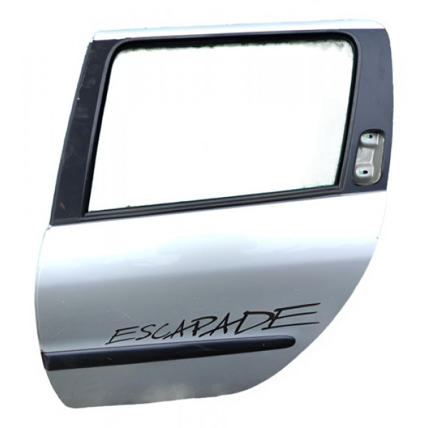 Porta Traseira Esquerda Peugeot 206 207 Sw Escapade Prata 