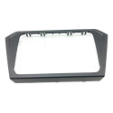 Moldura Central Rádio Volkswagen Gol G7 2018 Preto