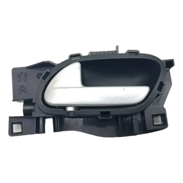 Maçaneta Interna Traseira Esquerda Peugeot 2008 2020 Preto Traseira