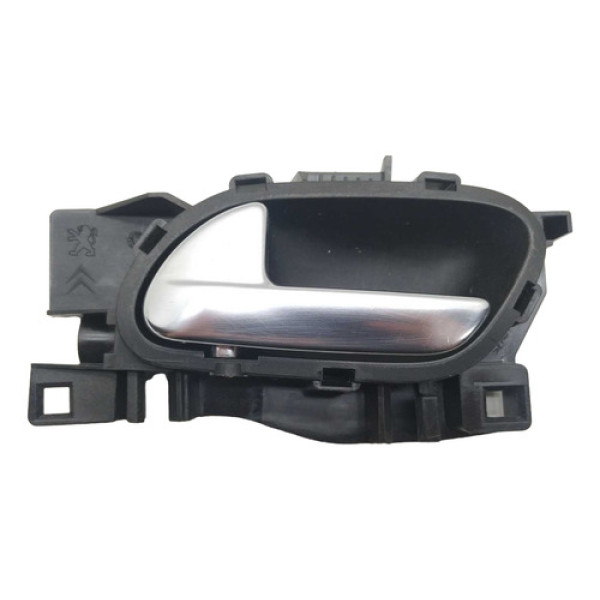 Maçaneta Interna Dianteira Esquerda Citroen C3 2011 Prateado Dianteira