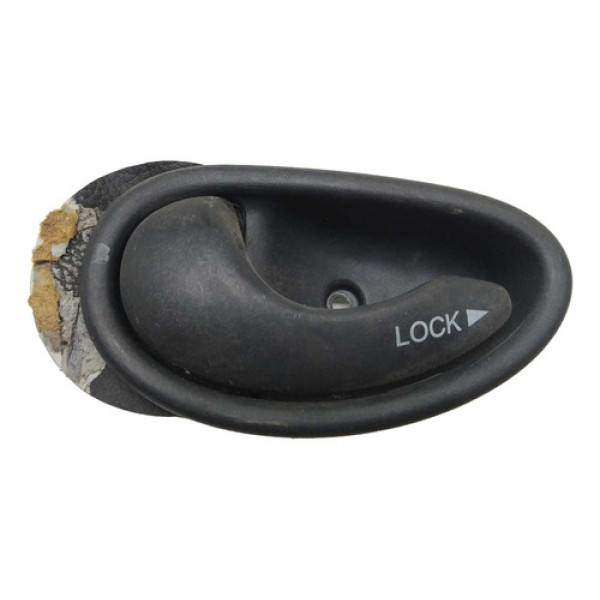 Macaneta Interna Dianteira Esquerda Fiat Palio 2001 Preto Dianteira