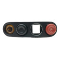 Moldura Com Botão Alerta Renault Master 2008 Preto