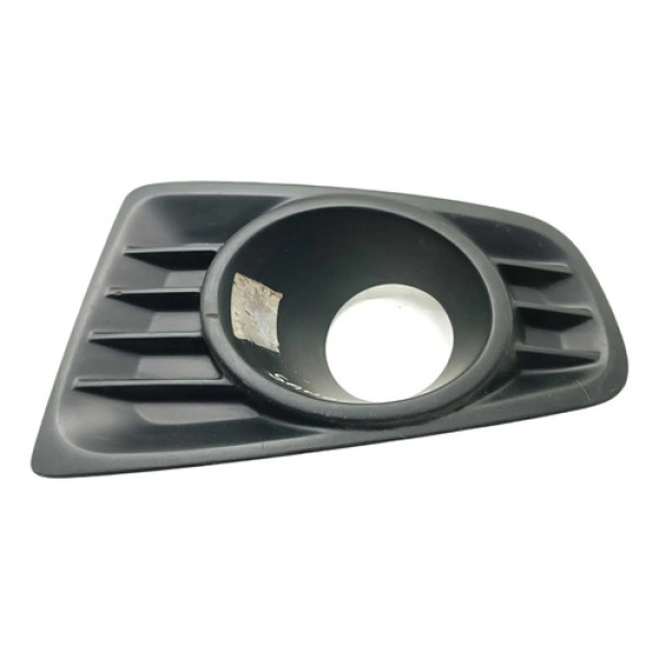 Moldura Grade Farol Milha Renault Sandero 2010 Preto Esquerdo