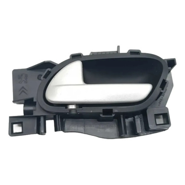 Maçaneta Interna Dianteira Esquerda Peugeot 2008 2020 Preto Dianteira