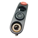 Moldura Com Botão Alerta Renault Master 2008 Preto