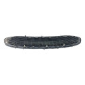 Grade Superior Parachoque Dianteiro Ford Ka 2016 Preto Brilhante