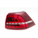 Lanterna Traseira Direita Vw Golf Tsi Led 2014 15 Original Direito/passageiro Vermelho