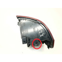 Lanterna Traseira Direita Fumê Volkswagen Fox 2019 (detalhe) Direito/passageiro Vermelho
