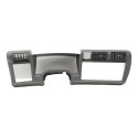 Moldura Instrumentos Painel Chevrolet S10 Blazer 2000 Cinza