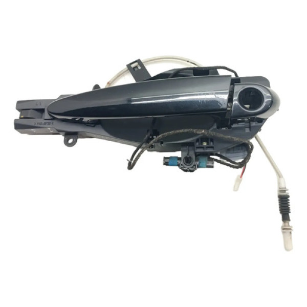 Maçaneta Externa Dianteira Esquerda Bmw 320i 2010 Preto Dianteira