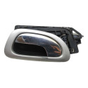 Maçaneta Interna Porta Dianteira Esquerda Peugeot 307 2012 Prateado Dianteira