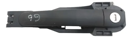 Maçaneta Externa Dianteira Esquerda Vw Gol  2018 Preto Dianteira