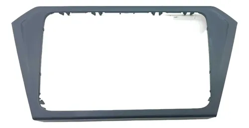 Moldura Central Rádio Volkswagen Saveiro 2022 Preto