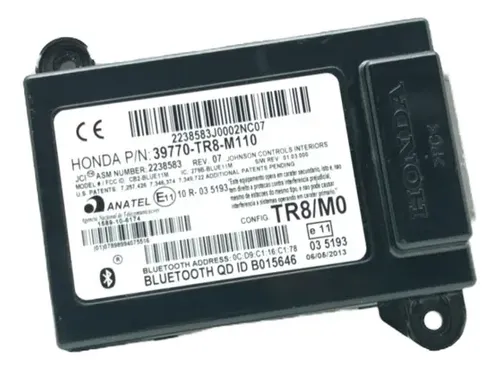 Modulo Central Bluetooth Civic 2014